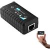 Revotech 10/100Mbps 1 Port POE Extender con IEEE 802.3af Standard Input/Output per IP Camera Estendere 100 metri per la gamma POE (POE5002)