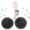 NevPuose Tweeter marino - tweeter con altoparlante a cupola ad alta efficienza da 500 W, tromba, tweeter stereo ad alto volume e 2 altoparlanti per auto neri per un'esperienza musicale eccezionale | Il tw
