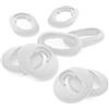 Okuli 8 x Gommini Auricolari in Silicone Ricambio per Samsung Galaxy Buds Live Auricolari Cuffie in Bianco