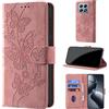 CaseGla Cover per Xiaomi 14T Pro, Rosa | Blocco RFID, Portafoglio Pelle PU, Flip Libro, Porta Carte, Magnetica Libretto, Antiurto Protezione Completa