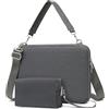 HYZUO 15-16 Pollici Custodia Rigida Portatile Borsa, Grigio Spazio