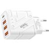 Generic Blocco di ricarica rapida, blocco di ricarica rapida | 40 W USB di tipo C, caricatore portatile con 4 porte, adattatore di ricarica rapida, spina meccanica USB da parete per smartphone