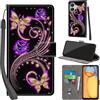 PHINIENLAND Cover per Xiaomi Redmi 13C 4G/5G PU Pelle Custodia Flip Motivi