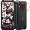 Blackview BV6200 Plus Rugged Smartphone 2025, Batteria 11000mAh Telefono Indistruttibile, 24GB+256GB/2TB TF, 98dB Altoparlante, 6.56 HD+, AI 16MP, IP68/Fingerprint/NFC/GPS/2 Anni Garanzia