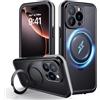 Lanhiem Cover per iPhone 16 Pro Max con Supporto IP68 Impermeabile Antiurto