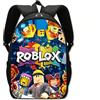 DaengGeGe Roblx Zaino Scolastico per Adolescenti - Grande Zaino Leggero per Scuola e Sport, Regalo Creativo per Alunni e Studenti
