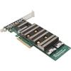 Adaptec Controller di archiviazione raid Adaptec Microchip SmartRAID 3254-16i/e SATA+SAS/PCIe [3254C16IX2S]