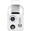 Generic Microscopio tascabile 200x con lente clip-on per iPhone, mini microscopio per smartphone con polarizzatore, ricaricabile USB-C