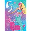 Danilo Promotions LTD Biglietto di auguri per 5 anni, Barbie, biglietto di compleanno per 5 anni