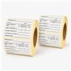 ZM Market Hsl Etichette Adesive HACCP 60x40mm, 2000 Pezzi | 1000 etichette 60x40mm per HACCP, freezer -30°C, campi compilabili, stampa nitida, rotolo con anima in cartone