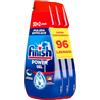 Finish Power Gel, Detersivo per Lavastoviglie Liquido, 96 Lavaggi, 3 confezioni da 30+2 Lavaggi, Freschezza Mediterranea, Pulizia Efficace, Azione Sgrassante