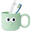 Dinchaakuarry Bicchieri Per Risciacquo Spazzolino Da Denti Per Bambini - Bicchiere Per Gargarismi Antigoccia A Forma Di Cartone Animato, Portabicchiere Di Grande Diametro Con Presa Facile | Tazza Da Bagno