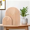 Farerkass 2 Vassoi Decorativi Boho Arcobaleno, Tavola Decorativa in Legno