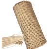 NLUMEC Paglia di Vienna per Sedie, Larghezza 100cm Rattan Naturale Rotolo al Metro, Fettuccia Natuaral in Rattan per Mobili Cesti DIY(30x100cm)