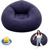 BOFITENG Divano gonfiabile e poltrona, pouf gonfiabile, divano da spiaggia con pompa ad aria, sedia a sdraio portatile per soggiorno, camera da letto, campeggio, all'aperto (BAU)
