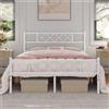 Yaheetech Struttura Letto Matrimoniale Metallo per Materasso 140 x 200 cm