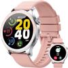 Fempoin Smartwatch Uomo Donna, 1.43" HD AMOLED Orologio Smartwatch con Chiamate e Whatsapp, Orologio Digitale con 100+Sport, SpO2/Sonno/Cardiofrequenzimetro, Smart Watch per Android iOS, IP68 Impermeabile