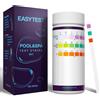 EASYTEST 3 in 1 Strisce Reattive Piscina e Spa, Confezione da 150 Strisce Per Vasca Idromassaggio, Test pH, Alcalinità Totale, Cloro e Bromo, Kit di Test Accurato Piscina