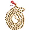 NAISHA Lepre Rama Lepre Krishna Tulsi Basilico Santo Japa Mala 108+1 Perline originali per Daily Mantra Jaap, Dimensione perlina: 6/7mm,..