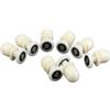 CAFFEN Rotelle Box Doccia 8 pezzi 19/23/25/27/29 mm rulli singoli for porta doccia in plastica con albero eccentrico Ricambi Box Doccia Rotelle(23mm)