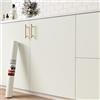 Decotalk Carta Adesiva per Mobili Cucina Beige 40X300cm Pellicola Adesiva per Mobili Beige Carta da Parati Impermeabile Vinilica Decorativa Cucina Decorazioni da Parete Camera da Letto Soggiorno Bagno