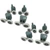 inferramenta Kit 2/4/8 Pezzi Cuscinetti di Ricambio per Box Doccia - 2 Rotelle per Anta Scorrevole in Vetro (8pz)