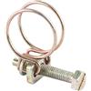 Akozon Fascette Stringitubo 10 pezzi Filo Doppio Regolabile Filo Flessibile per Acqua Morsetto per Tubi (16mm（13-16）)