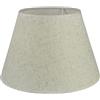Sinta Paralume Tessuto Coolie Moderno Rilancio Lampada da tavolo E14/E27 Lampada da comodino Lampada da parete Paralume, Ø12/30cm,Linen
