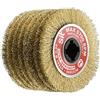 Sit Tecnospazzole 1361 Spazzola per Levigatrice a Filo Ondulato in Acciaio, Fascia spazzolante 100 mm
