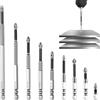 FengFution 9 PzPunte Avvitatore Magnetico, K5 Punte per Avvitatores, Set di Punte K5, Inserti per Avvitatore Professionali per Trapani Elettrici e Avvitatori (25/50/65/70/75/90/100/120/150 mm)