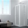 Forte Box doccia pivotante 75x80 AP. 80 CM H 185 in Acrilico mod. Sigma Duo