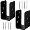 ANBEEISS 2 Pz Supporto a U, 50x102x60 mm