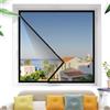 Eejovative Piccola Tende Zanzariere per Porta Finestre 55x70cm Nero Zanzariera Per Finestra zanzariera Rete Porte