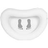 Luxshiny Vaschetta Lavapiedi Gonfiabile in Pvc Bianca, Facile da Gonfiare e Sgonfiare, Compatta e Portatile per Uso Domestico e Pediluvio Comodo per Tutte le Età