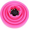Ipetboom Diffusore Pieghevole Per Asciugacapelli in Silicone Rosa Leggero e Compatto Altezza Adatto Per Capelli Ricci