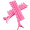 MAJORMENCH Fermagli per Chioma Sezione Professionali in Abs Rosa 2 Pezzi