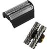 swinonline 31B Ricambio Rasoio Parte Accessori Rasoio Per braun 31b sostituzione foglio e cutter, Braun 5000 6000 Serie 3 350 360 380 5612 5770 6520, serie braun 31B parti di ricambio, foglio testa rasoio