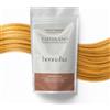 HENNEHA Hennè Colore Zafferano Permanente per Capelli Made in Italy in Polvere | 100 grammi | 100% Naturale | Vegetale | Tinta Senza Ammoniaca | Colorazione Delicata Intensa e Brillante | (1 Busta)
