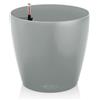 Lechuza - Vaso Classic Color Eco 35 grigio chiaro con sistema di irrigazione e indicatore del livello dell'acqua, in plastica riciclata al 100%, superficie opaca, diametro 34,5 x 32,5 cm, 18930