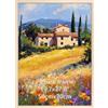 Ditwis Cornice 50x70 Color Naturale, Alluminio Cornice per Poster, Foto, Opere d'Arte e Puzzle 70x50 cm, Porta Poster da Parete per Casa, Ufficio e Gallerie