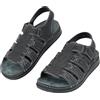 JOMIX Sandali Uomo con Strappo Regolabile, Sandali Sportivi Ortopediche Comodi Suola Antiscivolo per Estivo, Casual e Outdoor MOX260376 (Nero,42)