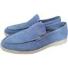 eimeinuosy Mocassini da uomo in pelle scamosciata, mocassini slip-on, per uomo, estivi, leggeri e traspiranti, mocassini piatti, casual, per guida e camminata, scarpe Oxford