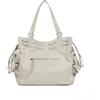 AINUOEY Donna Borse a Mano Borsa a Spalla Elegante Grandi Firmate Marca Tracolla Antifurto PU pelle 79278 1 pz Bianco Perla