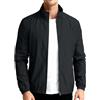 uxxnjfg Impermeabile Uomo Giubbotto Softshell Moto Antipioggia Jacket Invernale Uomo da Lavoro Casual Vestiti Abbigliamento Mezza Stagione Taglie Forti Giubbotto(Nero,6XL)