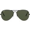 Ray-Ban Aviator 2 Occhiali da Sole, Nero (Black), 62 mm Unisex-Adulto