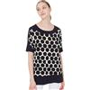 RAGNO Blusa in Jersey di Viscosa Elasticizzata Fant.Nero (Art.DD90T7) (XXL, Nero)