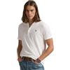 Polo Ralph Lauren Camicia Henley da Uomo in Jersey Fiammato, Bianco 2, L
