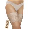 sesto senso 3 Paia Fasce Cosce Pizzo Anti Sfregamento Sexy Elastico Strisce Silicone