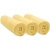 Easy dort Set di 3 fodere per fasciatoio in cotone 50x70 / 55x75 / 50x80 cm - Giallo