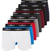FM London Pacchetto da 4/8 Mutande Uomo, Boxer Uomo Cotone, Aderenti e Confortevoli per l'Uso Quotidiano, Multicolore (8 pezzi), S